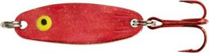 Lindy LQSP269 Ice Quiver Spoon, 1/16 oz, 1", Metallic Red/Chrome - LQSP269