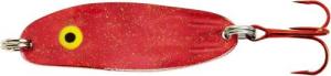 Lindy LQSP369 Ice Quiver Spoon 1/8oz, 1-1/2", Metallic Red/Chrome - LQSP369