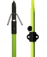 Muzzy Bowfishing Arrow Classic Chartreuse Arrow w/ Gar Point - 1420-GBS