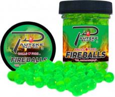 Pautzke Fire Balls 1.65 oz Chartreuse Garlic  - PFBLS/CHT/GAR