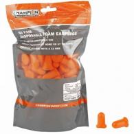 Champion Foam Ear Plugs, Orange, 50 Pair