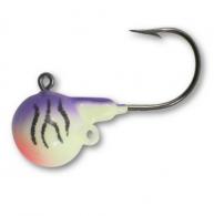 Fire Ball Jig - 3/8 Oz, #2/0 Hk Uv Purple Tiger 4/Cd - FB5-4-46