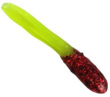 Southern Pro Scale Head Lit'l Hustler Tube, 1 1/2", Red/Chartreuse. 10/Pack - 1.5-10-SH03