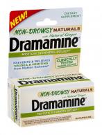 Dramamine Motion Sickness Non-drowsy Naturals Tablets - 18ct - 1810GIN