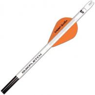 NAP Quikfletch w/Quikspin Vanes White/Orange 6 pk.