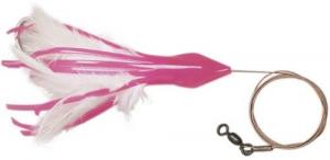 C&H Lures No Alibi Dolphin Delight Rigged & Ready Pink/White Skirt - NA-DD13-1/4