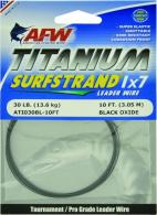 Surfstrand Titanium Leader Wire - ATI030BL-10FT