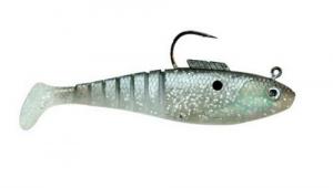 Vudu Shad Silver Mullet 4" SW Soft Plastic Fishing Lure - E-VSH40-38-03