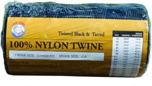 Joy Fish Black And Tarred Twisted Nylon Twine 1 lb  - TNTB-12