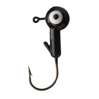 Eagle Claw Ball Head Jig-1/8oz, black, 10pk - WBH132-4