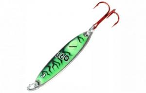 Venom Inferno Spoon #14 19mm - Nickel w/Green Glow - 4.1002