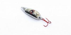 Venom Inferno 221 Flutter Spoon, #10, 33mm, Platinum - 9.2031