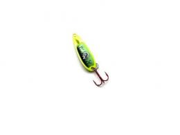 Venom Inferno 221 Flutter Spoon #10 33mm Chartreuse W/Green Glow - 9.2007