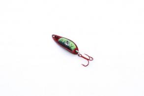 Venom Inferno 221 Flutter Spoon #10 33mm Red W/Green Glow - 9.2009