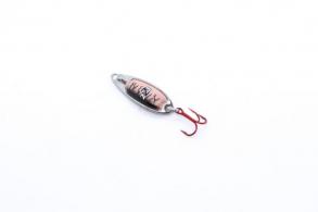 Venom Inferno 221 Flutter Spoon #10 33mm Nickel W/Red Glow - 9.2020