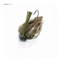 Greenfish Crawball Living Rubber Football Jig 1/2oz Green Pumpkin