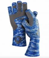 FISH MONKEY HALF FINGER GUIDE GLOVE - FM11-BLWTRCAM-M