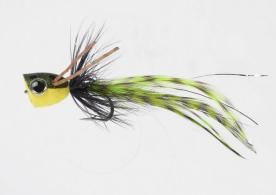 Perfect Hatch Dry Popper Poppin Frog Olive - FLY6508-08P-US