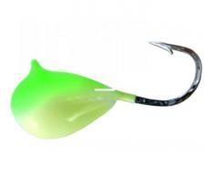 #10 Tungsten Rain - Drop Jig 1 pack Glow / Green - RD-313