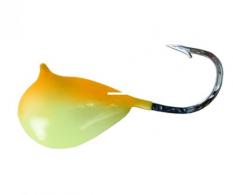 #8 Tungsten Rain - Drop Jig 1 pack Glow / Orange - RD-214