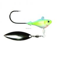 Fish Head Spin Jighead, 1/4 Green