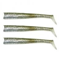 Fish Lab Mad Eel Replacement Tails 7" Green Glow - ME-RT-7-GG