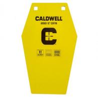 Caldwell AR500 10" Coffin Steel Plate Target Yellow - 1116693 Caldwell AR500 10" Coffin Steel Plate Target Yellow - 1116693