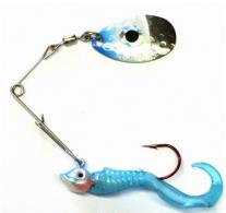 JB Lures Tadpole Jig Spinner 1/8 oz Blue Pearl Lure