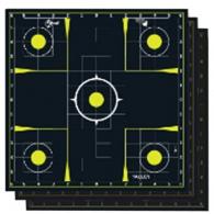 Allen Company EZ Aim Non-Adhesive Splash Sight In Grid Target 12"x12" 12 Pack Yellow Black - 15211