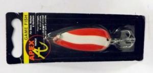Apex Gamefish Spoons 3/8 oz Red/Wht - SP38-1
