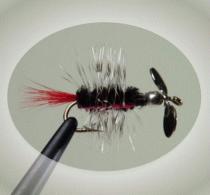 Pistol Pete Trout/Panfish Fly, Sz 10, Black Striped, 2/Pack