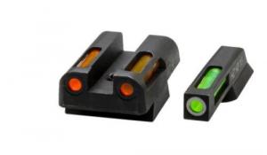 Hi-Viz LiteWave H3 S&W EZ380 Set Green/Orange Tritium Handgun Sight