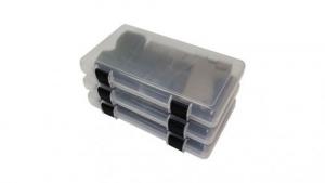 MTM In-safe Handgun Storage Case 12" Clear Smoke 3PK - ISC12