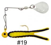 H&H Grub Spinnerbait 1/32 NKL-YEL/BLK ST 12 - CGS-19N