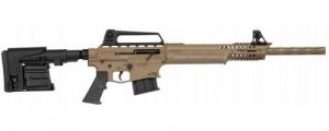 ESCORT SDX410, Semi-Auto, 410, 3", 20" Bbl, FDE, 2x5 + 1x3 Rnd Mag, Synthetic, Open Front sight, Micro ring - HESD412000F1
