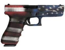 Glock 17 9mm 17RD Battleworn Flag Evolved Tactical Coatings