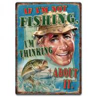 Rivers Edge 2721 Tin Sign 12in x - 2721