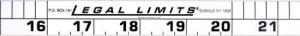 Legal Limits W24 Rod & Boat Ruler - W24