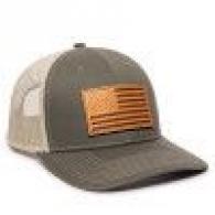 Outdoor Cap USA771-OK USA Leather - USA771-OK