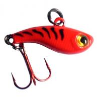 Kenders T19-2 T-Rip Tungsten Mini Vibe Lure Red Tiger Glow 3/4" - #14 Treble Hook - T19-2