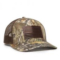 Outdoor Cap American Flag Camo Cap Realtree Edge - USA771CAMO-RTEB