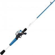 Zebco Roam Baitcast Reel and Fishing Rod Combo, Fiberglass Fishing Pole with Split-Grip MaxTac Rod Handle - ROAMBL100662MH.NS3