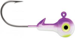 VMC Hard Ball Jig, Sinking 1/8 oz, #1/0 Hook, Purple Albino - HBJ18-PA