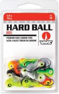 VMC Hard Ball Jig , Sinking 1/4 oz, #2/0 Hook, Assorted, 10pk - HBJ14K