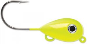 VMC HVJ#1/0CH Hover Jig #2 Floating, #1/0 Hook, Chartreuse, 4pk - HVJ#1/0CH