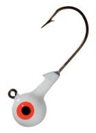 Apex Jig Heads 1/32 Oz 10 PK White Crappie Fishing Jighead - AP32-10-5