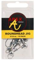 Apex Jig Heads, 1/8 oz, 10-Pack - AP18-10-8