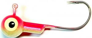 Apex 3/8 Oz Rattle Jig Heads White/ Pink