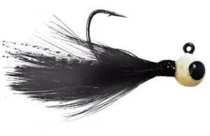 JB Lures Tiny Tickl'r Jig 1/16 Silver/Blk - TT16C-3