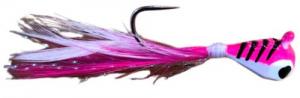 JB Lures Feather Jig 1/10 - #6 Pink/Glow - DDF62